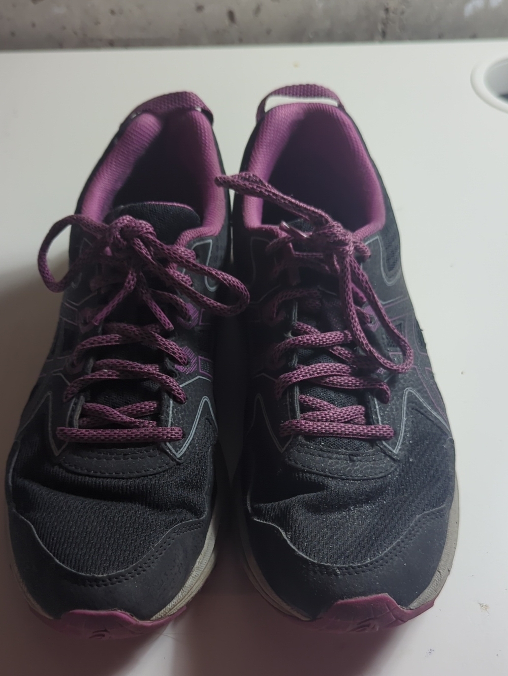 Black And Purple Tennis Shoes